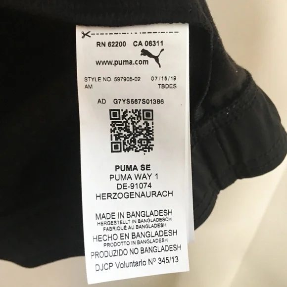 Puma Colorblock Retro Neon Track Jacket Black and Orange Size Large - Picture 5 of 8